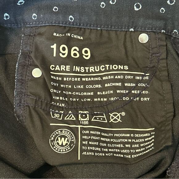 Gap Skinny Legging Jean Raindrop Print Dark Blue Size 25 - Picture 9 of 10